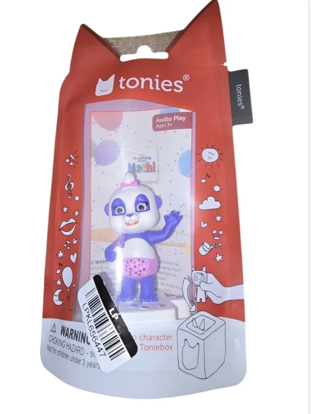 Disney Purple and Pink Panda Tonies Audio Play Figure